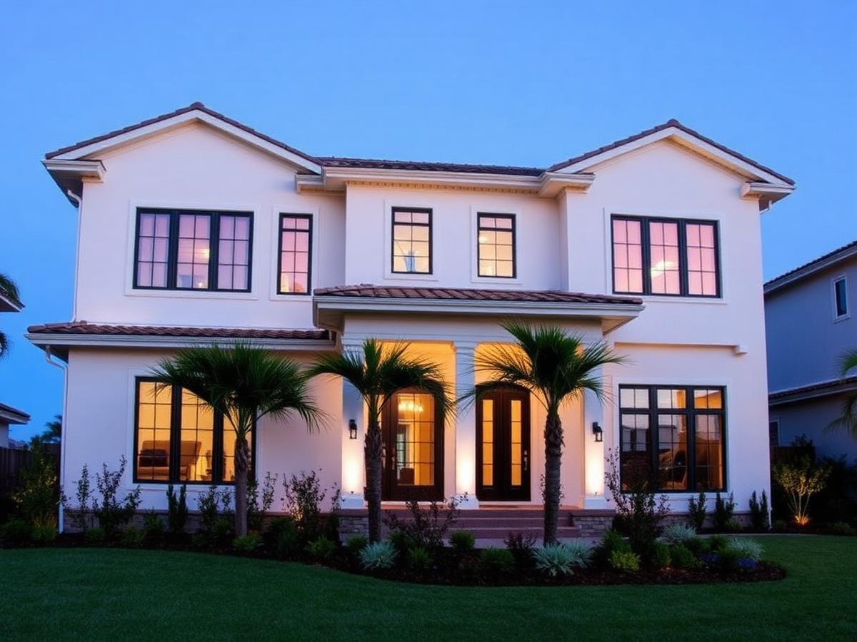 Home exterior tint